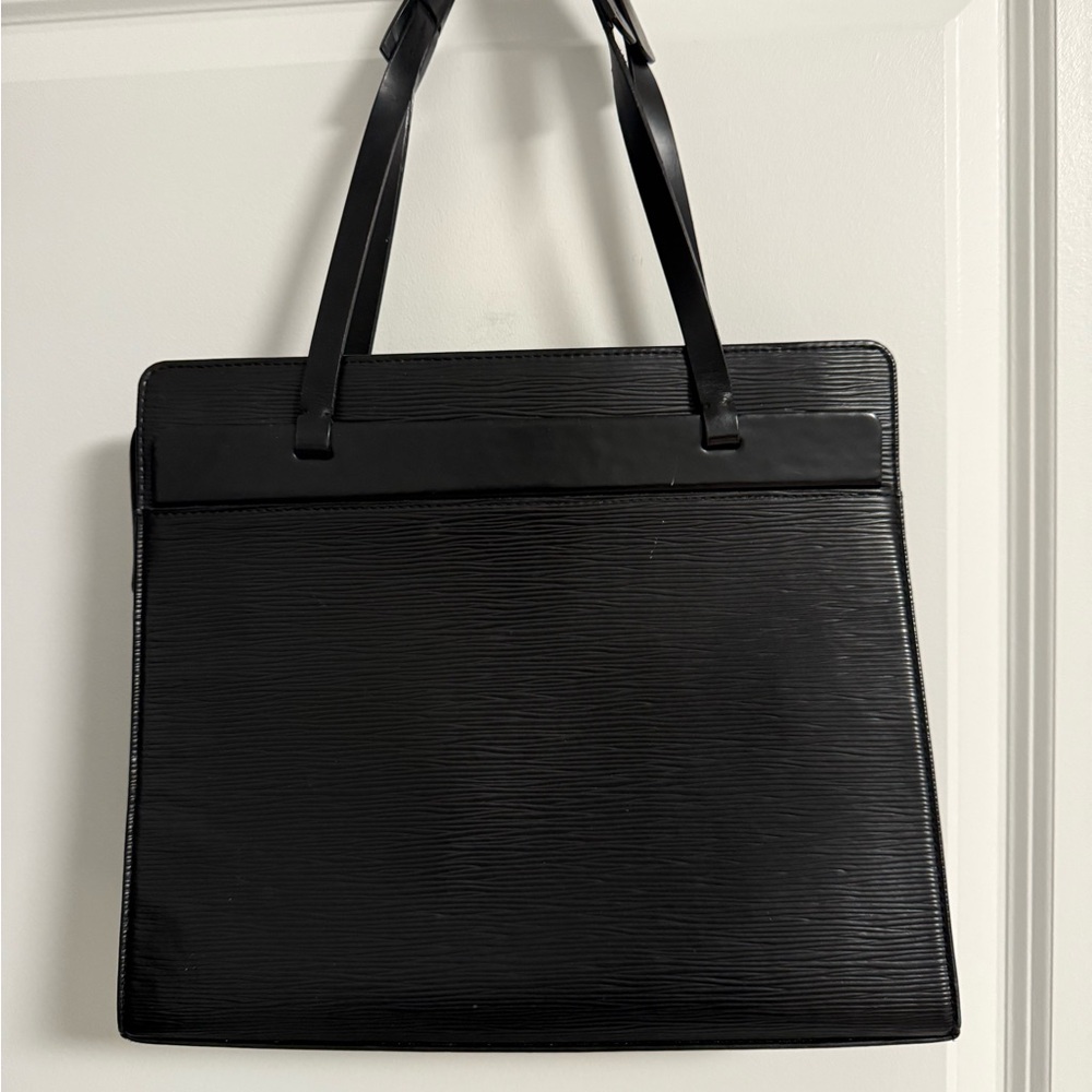 Louis Vuitton Black Epi Leather Croisette